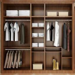 NESTLUNE Extendable Stainless Steel Wardrobe Rail in Silver - thumbnail 4