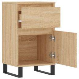 Berkfield Home Sideboard Sonoma Oak 40x35x70 cm Engineered Wood in Brown - Size: 40 x 35 x 70 cm - thumbnail 6