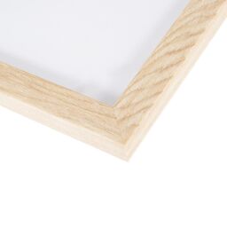 Happy Homewares Modern & Chic Oak Veneer Wood Effect A4 Certificate Frame for Wall or Table in Brown - thumbnail 5