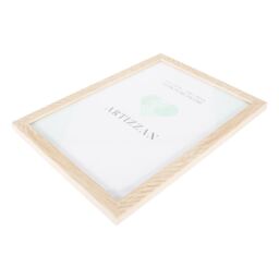 Happy Homewares Modern & Chic Oak Veneer Wood Effect A4 Certificate Frame for Wall or Table in Brown - thumbnail 4
