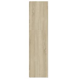 Berkfield Home Corner Cabinet Sonoma Oak 33x33x132 cm Engineered Wood in Brown - Size: 33 x 33 x 132 cm - thumbnail 6