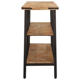Berkfield Home Console Table 180x35x70 cm Solid Wood Mango in Brown - Size: 180 x 35 x 70 cm - thumbnail 3