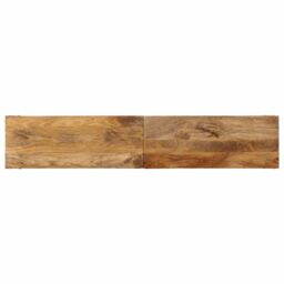 Berkfield Home Console Table 180x35x70 cm Solid Wood Mango in Brown - Size: 180 x 35 x 70 cm - thumbnail 4