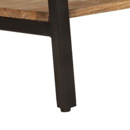 Berkfield Home Console Table 180x35x70 cm Solid Wood Mango in Brown - Size: 180 x 35 x 70 cm - thumbnail 7