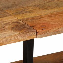 Berkfield Home Console Table 180x35x70 cm Solid Wood Mango in Brown - Size: 180 x 35 x 70 cm - thumbnail 6