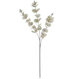 Leaf 80cm Artificial White Eucalyptus Foliage Stem - thumbnail 2