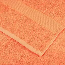Berkfield Home Premium Soap Towels SOLUND 10 pcs Orange 30x30 cm 600 gsm - thumbnail 6