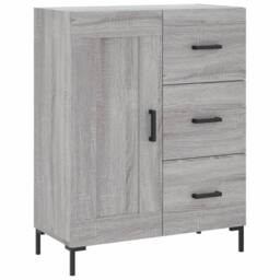 Berkfield Home Highboard Grey Sonoma 69.5x34x180 cm Engineered Wood - thumbnail 7