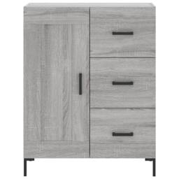 Berkfield Home Highboard Grey Sonoma 69.5x34x180 cm Engineered Wood - thumbnail 8