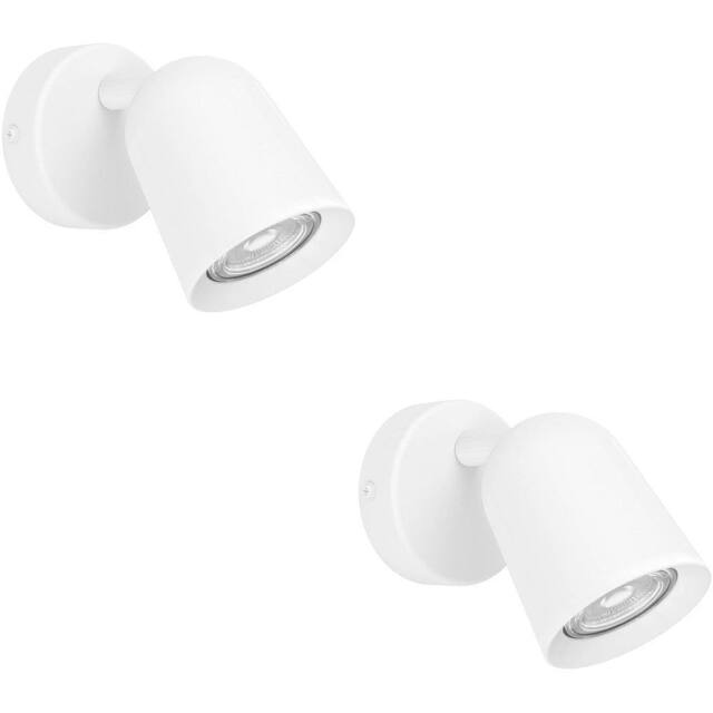 Loops 2 PACK Stylish LED White Ceiling Spotlight for Indoor Use - Design - image 1