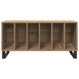 Berkfield Home Record Cabinet Old Wood 100x38x48 cm Engineered Wood in Brown - Size: 100 x 38 x 48 cm - thumbnail 6