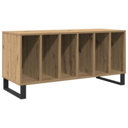Berkfield Home Record Cabinet Old Wood 100x38x48 cm Engineered Wood in Brown - Size: 100 x 38 x 48 cm - thumbnail 2