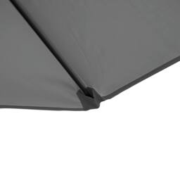 Matteo 2.5M Offset Dark Grey Garden Cantilever Parasol with 360° Rotation - thumbnail 7