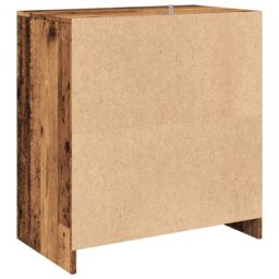 Berkfield Home Sideboard Old Wood 70x41x75 cm Engineered Wood in Brown - Size: 70 x 41 x 75 cm - thumbnail 6