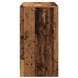 Berkfield Home Sideboard Old Wood 70x41x75 cm Engineered Wood in Brown - Size: 70 x 41 x 75 cm - thumbnail 5