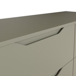 FWStyle Luno Chest Of Drawers 4 Drawer Tall Slim Deep Design in Green - thumbnail 3
