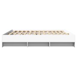 Berkfield Home Bed Frame without Mattress White 180x200 cm Super King Engineered Wood - thumbnail 6