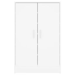 Berkfield Home Shoe Cabinet White 60x35x92 cm Engineered Wood - Size: 60 x 35 x 92 cm - thumbnail 5