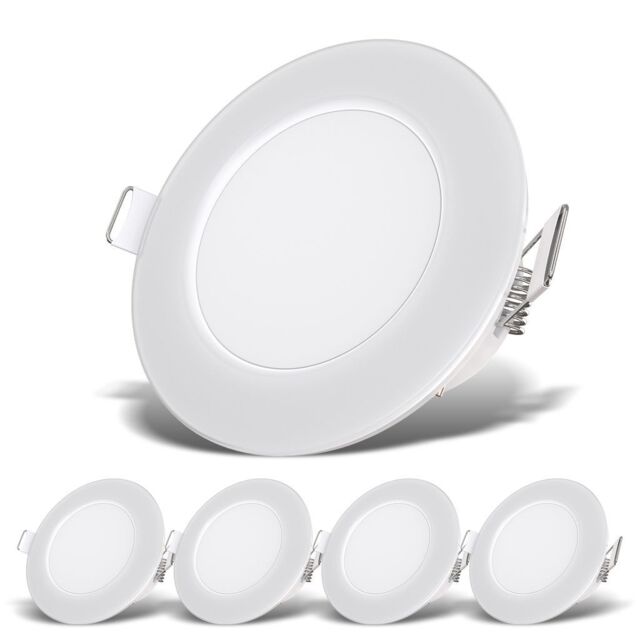 B.K.Licht 5 Pack White IP65 5x3W LED Recessed Light - image 1