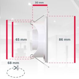 B.K.Licht 5 Pack White IP65 5x3W LED Recessed Light - thumbnail 5