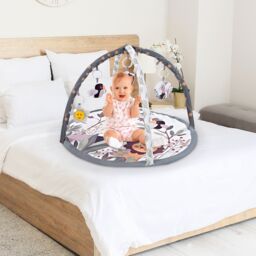 Alivio Baby Play Mat with Activity Gym for Infants & Newborns in Grey - thumbnail 7