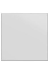 "MirrorOutlet All Glass Modern Bevelled Square Wall Mirror 27"" X 27"" (70x70CM) in Silver - Size: 1 Pack" - thumbnail 1