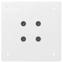 Berkfield Home Coffee Table Legs 4 pcs White 72-74 cm Steel - thumbnail 7