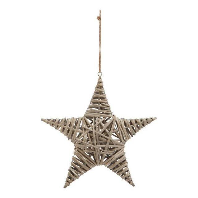 Lemon Pavilion Furniture and Decor The Noel Collection Large Star Decoration - L5 x W42 x H42 cm - Brown - image 1
