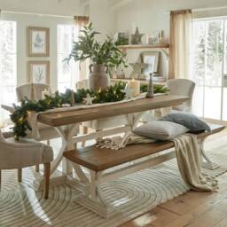 Lemon Pavilion Furniture and Decor The Noel Collection Large Star Decoration - L5 x W42 x H42 cm - Brown - thumbnail 3