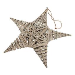 Lemon Pavilion Furniture and Decor The Noel Collection Large Star Decoration - L5 x W42 x H42 cm - Brown - thumbnail 2