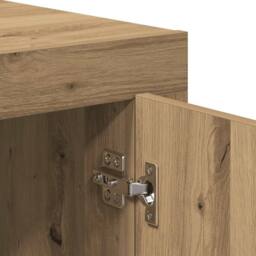 Berkfield Home Sideboard Artisan Oak 80x40x75 cm Engineered Wood in Brown - Size: 80 x 40 x 75 cm - thumbnail 8