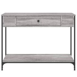 Berkfield Home Decorative Console Table Grey Sonoma 100x34.5x75 cm Engineered Wood - thumbnail 6