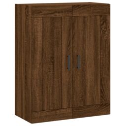 Berkfield Home Wall Mounted Cabinet Brown Oak 69.5x34x90 cm Engineered Wood - thumbnail 2