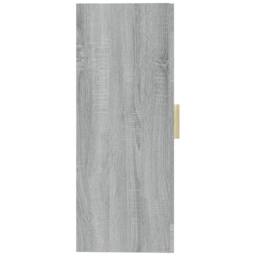 Berkfield Home Hanging Wall Cabinet Grey Sonoma 69.5x34x90 cm - thumbnail 4