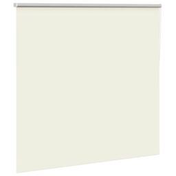 Berkfield Home Roller Blind Blackout Off-White 160x150 cm Fabric Width 156.6 cm Polyester in White - thumbnail 3