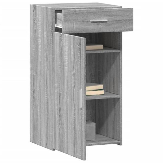 Berkfield Home Sideboard Grey Sonoma 50x42.5x93 cm Engineered Wood - image 1