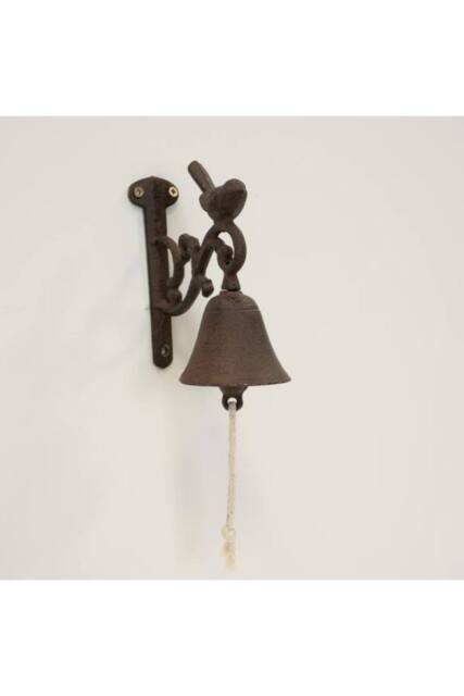 KDMD Cast Iron Single Bird Doorbell in Brown - image 1