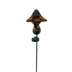 mysmartbuy Fairy Silhouette Toadstool Stake Light - Solar Powered Metal Garden Lighting for Pathway, Border, Patio - H86 x W17.5 x D11cm in Black - thumbnail 3