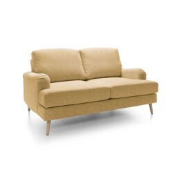 Abakus Direct Harper 2-Seater Sofa - Durable & Easy Clean Upholstery in Brown - thumbnail 3