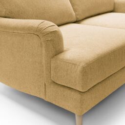 Abakus Direct Harper 2-Seater Sofa - Durable & Easy Clean Upholstery in Brown - thumbnail 9