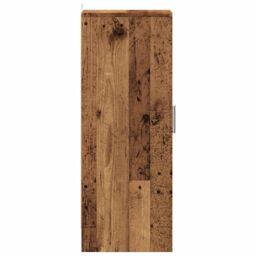 Berkfield Home Shoe Cabinet Old Wood 32x35x92 cm Engineered Wood in Brown - Size: 32 x 35 x 92 cm - thumbnail 5