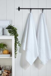 CHRISTY 'Supreme Hygro' Luxury 100% Supima Cotton Pile Towels in White - thumbnail 4