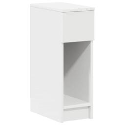 Berkfield Home Bedside Cabinets with Drawer 2 pcs White 20x36x60 cm - Size: 20 x 36 x 60 cm - thumbnail 5