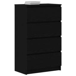 Berkfield Home Sideboard Black Oak 60x35x98.5 cm Engineered Wood - thumbnail 3
