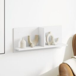 Berkfield Home Wall Cabinet 70x16.5x30 cm White Engineered Wood - thumbnail 3