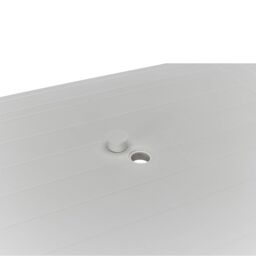 EONLION White Square Garden Plastic Lightweight Table Patio Deck Outdoor Furniture - thumbnail 4