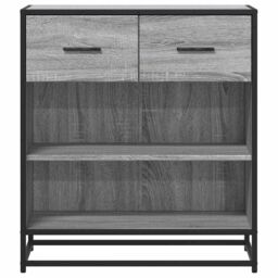 Berkfield Home Sideboard Grey Sonoma 68x35x76 cm Engineered Wood - Size: 68 x 35 x 76 cm - thumbnail 4