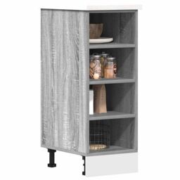 Berkfield Home Bottom Cabinet Grey Sonoma 30x44, 5x81, 5 cm Engineered Wood - thumbnail 1