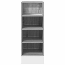 Berkfield Home Bottom Cabinet Grey Sonoma 30x44, 5x81, 5 cm Engineered Wood - thumbnail 4