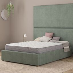 Catherine Lansfield Tranquil Nights Hybrid Mattress in White - Size: Small Double - thumbnail 6